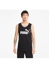 Puma Herren Tanktop "ESS TANK", schwarz, sportlich, Gr. S, bedruckt, Jersey, Obermaterial: 100% Baumwolle, Tops