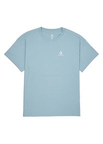 Converse Damen Oversize-Shirt "WOMEN'S Converse STAR CHEVRON OVERSIZED T-SHIRT"vernal pool, sportlich, Gr. M, Obermaterial: 100% Baumwolle, Shirts