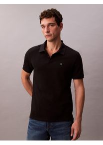 Herren Poloshirt "SS CASUAL PIQUE CLASSIC POLO", schwarz, casual, Gr. XXL, Calvin Klein Jeans, unifarben, Jersey, Obermaterial: 100% Baumwolle,