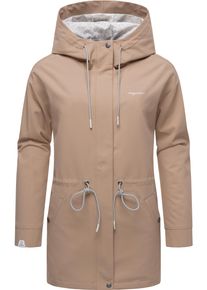 Ragwear Damen Outdoorjacke "Urbanna Remake", beige, casual, Gr. L, Obermaterial: 100% Polyester (recycelt), Innenfutter: 100% Polyester (recycelt),