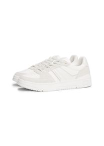 Tommy Jeans Herren Sneaker "TJM CUPSOLE PODS", Gr. 42, grau, Veloursleder, Nappaleder, sportlich, Schuhe, Freizeitschuh, Halbschuh, Schnürschuh mit