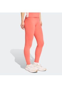 Damen Trainingstights "W LIN SJ LEG"semi turbo, weiß, sportlich, Gr. S, adidas Sportswear, Obermaterial: 90% Baumwolle, 10% Elasthan, Hosen,