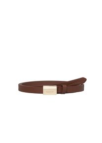 Marc O'Polo MARC O'POLO Damen Ledergürtel "mit goldfarbener Ankerschließe"fine braun, Gr. 80, Rindsleder, Gürtel