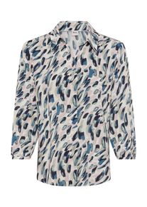 Brax Damen Kurzarmbluse "Style VELIA", grau, Gr. 34, 100% Viskose, Blusen