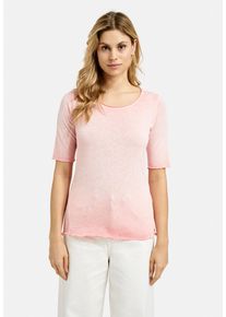 Smith & Soul SMITH & SOUL Damen Kurzarmpullover, rot, casual, Gr. XXL, unifarben, Material: 50% Baumwolle, 50% Polyester, Pullover, aus Feinstrick