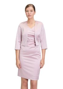 Vera Mont Damen Bolerojacke "Vera Mont Bolero-Jacke mit Kellerfalten", rosa, elegant, Gr. 36, Satin, Obermaterial: 96% Polyester, 4% Elasthan., Jacken
