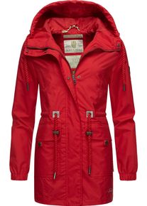 Navahoo Damen Outdoorjacke "Neophee", rot, Basic, Gr. XS, Obermaterial: 100% Polyester (recycelt), Futter: 100% Polyester (recycelt), Ärmelfutter:
