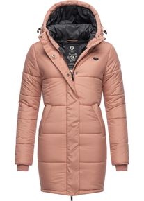 Ragwear Damen Steppmantel "Relive Long Remake", rosa, casual, Gr. M, Obermaterial: 100% Polyester (recycelt), Innenfutter: 100% Polyester (recycelt),