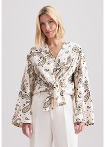 Seidensticker Damen Klassische Bluse "Schwarze Rose", beige, Gr. 38, Paisley, 100% Baumwolle, Blusen, Tunika Paisley