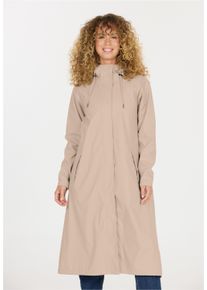 WEATHER REPORT Damen Regenjacke "Typhoon", beige, casual, Gr. 38, unifarben, 100% Polyester, Jacken, in wasserdichter Qualität