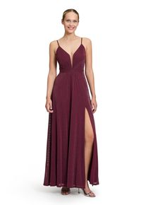 Vera Mont Damen Abendkleid "Vera Mont Abendkleid mit Lurexfaden", rot, festlich, Gr. 34, Obermaterial: 92% Polyamid, 5% Polyester metallisiert, 3%