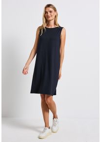 Street One Damen Sommerkleid, blau, casual, Gr. 40, unifarben, Stoff, 95% Viskose, 5% Elasthan, Kleider, aus Viskose