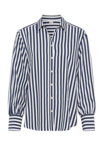 Brax Damen Klassische Bluse "Style VIC", blau, Gr. 42, 88% Viskose, 12% Polyamid, Blusen