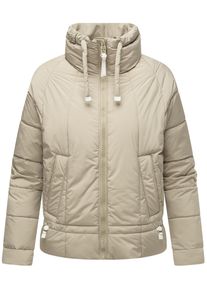 Navahoo Damen Steppjacke "Luftzauber 14", grau, modisch, Gr. L, Obermaterial: 100% Polyester (recycelt), Innenfutter: 100% Polyester, Ärmelfutter: