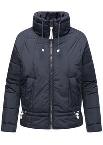 Navahoo Damen Steppjacke "Luftzauber 14", blau, modisch, Gr. M, Obermaterial: 100% Polyester (recycelt), Innenfutter: 100% Polyester, Ärmelfutter: