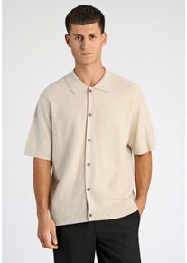 LINDBERGH Herren Cardigan "LINDBERGH Cardigan", weiß, Gr. XL, Oberstoff: 80% Viskose, 20% Nylon, Strickjacken