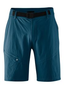 Gonso Herren Fahrradhose "Arico Basic", blau, Gr. L, 90% Polyamid, 10% Elastan, Hosen, kurze Herren Radhose mit Sitzpolster, wasserabweisend, inkl.