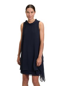 Vera Mont Damen Cocktailkleid "Vera Mont Cocktailkleid ohne Arm", blau, feminin, Gr. 36, Chiffon, Obermaterial: 100% Polyester. Futter: 100%