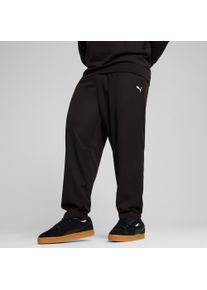 Puma Herren Trainingshose "ESS WOVEN PANTS OP", schwarz, sportlich, Gr. S, unifarben, Twill, Obermaterial: 100% Polyester, Hosen, Webmaterial,