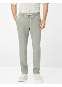 Eurex By Brax Herren Chinohose "Style Flatfronthose", grün, Gr. 27, 50% Leinen, 32% Polyester, 16% Viskose, 2% Elasthan, Hosen