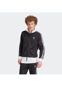 Herren Trainingsjacke "CLASSIC TT", schwarz-weiß, sportlich, Gr. XS, adidas originals, gestreift, Obermaterial: 52% Baumwolle, 48% Polyester, Jacken