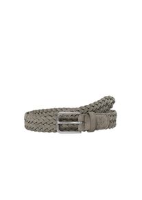Marc O'Polo MARC O'POLO Damen Flechtgürtel "aus weichem Veloursleder"oak ash, Gr. 85, unifarben, Rindsleder, Gürtel