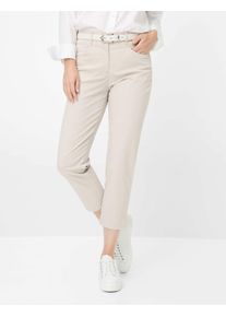 Damen 5-Pocket-Hose "Style CAREN NEW 6/8", beige, Gr. 23, RAPHAELA BY Brax, 97% Baumwolle, 3% Elasthan, Hosen