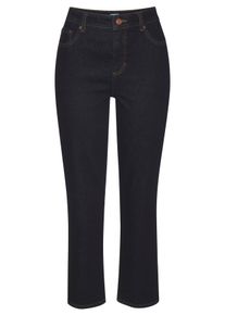 Lascana Damen Ankle-Jeans, blau, modisch, Gr. 38, unifarben, Denim/Jeans, Obermaterial: 98% Baumwolle, 2% Elasthan, Jeans, mit Stretchanteil,