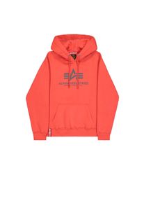 Herren Hoodie "Alpha Industries Men - Hoodies Basic Hoodie", rot, Gr. M, Alpha Industries, Obermaterial: 80% Baumwolle, 20% Polyester, Sweatshirts