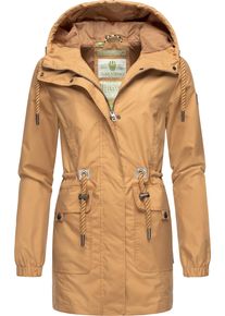 Navahoo Damen Outdoorjacke "Neophee", braun, Basic, Gr. S, Obermaterial: 100% Polyester (recycelt), Futter: 100% Polyester (recycelt), Ärmelfutter: