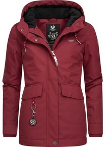 Ragwear Damen Winterjacke "Jazmin Remake II Intl.", rot, casual, Gr. XXL, Obermaterial: 100% Polyester, Futter: 100% Polyester (recycelt),