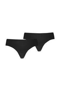Puma Damen String "Puma WOMEN SEAMLESS STRING", Gr. XL, schwarz, Microfaser, Obermaterial: 83% Polyamid, 17% Elasthan, unifarben, Unterhosen,