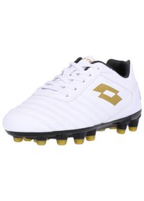 Lotto Kinder Fußballschuh "Stadio 700 AGM JR", Gr. 33, weiß, Polyurethane, sportlich, Schuhe, mit innovativer Technologie für Kunstrasen