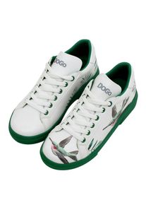 DOGO Damen Sneaker "Ace Low-Top Sneaker Best Of Tweety And Sylvester Damen Sneaker", Gr. 36, grün, Lederimitat, casual, Schuhe, Vegan