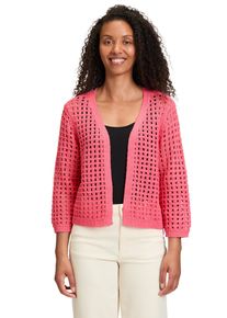 Betty Barclay Damen Strickjacke "Betty Barclay Casual-Strickjacke mit Effektgarn", orange, casual, Gr. 36, Strick, Obermaterial: 62% Baumwolle, 29%