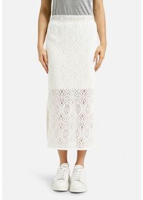 Smith & Soul SMITH & SOUL Damen Maxirock, beige, casual, Gr. M, Intarsienmuster, Material: 70% Baumwolle, 30% Polyamid, Futter: 95% Viskose, 5% Elasthan, Röcke,