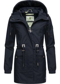 Navahoo Damen Outdoorjacke "Neophee", blau, Basic, Gr. XS, Obermaterial: 100% Polyester (recycelt), Futter: 100% Polyester (recycelt), Ärmelfutter: