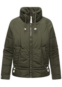 Navahoo Damen Steppjacke "Luftzauber 14", grün, modisch, Gr. XS, Obermaterial: 100% Polyester (recycelt), Innenfutter: 100% Polyester, Ärmelfutter:
