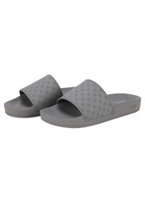 JOOP! JOOP Herren Badepantolette "stampa fine marinos sandal fd", Gr. 40, grau, 100% Gummi, sportlich, Schuhe