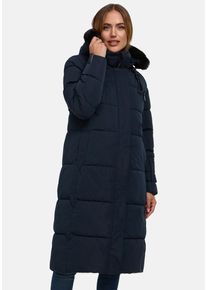 Navahoo Damen Steppmantel "Blitzliebe XIV", blau, modisch, Gr. XL, Obermaterial: 100% Polyester (recycelt), Futter: 100% Polyester (recycelt),
