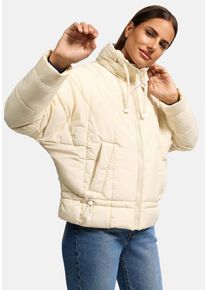 Navahoo Damen Steppjacke "Luftzauber 14", beige, modisch, Gr. L, Obermaterial: 100% Polyester (recycelt), Innenfutter: 100% Polyester, Ärmelfutter:
