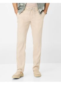 Eurex By Brax Herren Chinohose "Style Flatfronthose", beige, Gr. 27, 50% Leinen, 32% Polyester, 16% Viskose, 2% Elasthan, Hosen