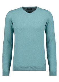 Ragman Herren V-Ausschnitt-Pullover, grün, casual, Gr. L, 95% Baumwolle 5% Cashmere, Pullover