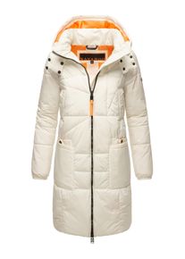 Navahoo Damen Steppmantel "Bliblablubb 14", weiß, modisch, Gr. XS, Obermaterial: 100% Polyester (recycelt), Futter: 100% Polyester (recycelt),