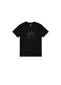 Herren T-Shirt "Alpha Industries Men - T-Shirts Basic T Carbon", schwarz, Gr. XS, Alpha Industries, Obermaterial: 100% Baumwolle, Shirts