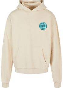 Merchcode Herren Kapuzensweatshirt "Merchcode Dance Under Stars Oversized Hoody", beige, Gr. XL, bedruckt, 100% Baumwolle, Sweatshirts