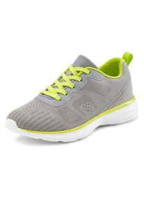 Lascana Damen Sneaker "Freizeitschuh, Halbschuh", Gr. 42, grün, Obermaterial: 50% Lederimitat, 50% Textilmaterial. Futter: 100% Textilmaterial.