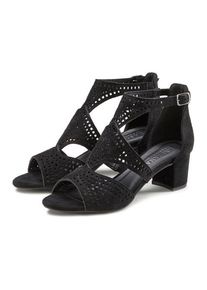 Lascana Riemchensandalette 'Sommerschuh' schwarz Gr. 37 für Damen
