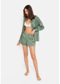 LSCN BY LASCANA Shorty grün Gr. 42 für Damen. Loose Fit