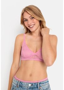 LSCN BY LASCANA Bralette pink Gr. 44/46 für Damen. Ohne Bügel. Bequem